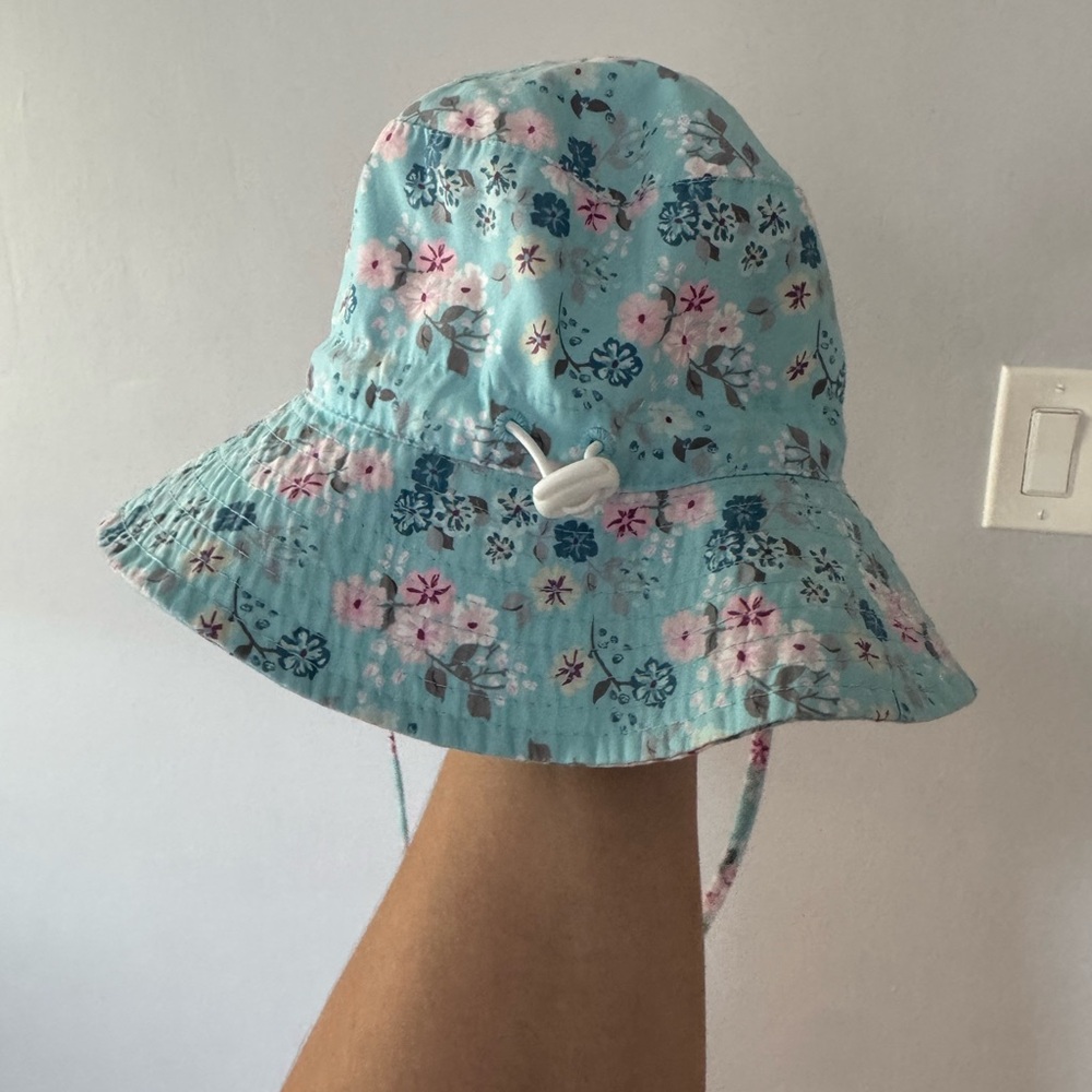 Floral Blue Bucket Hat